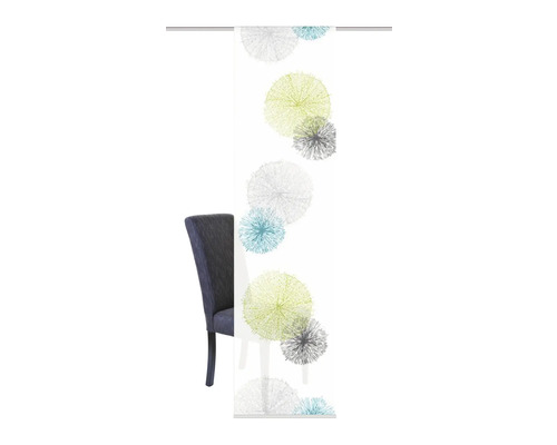 Schuifgordijn Rawlins groen 245x60 cm