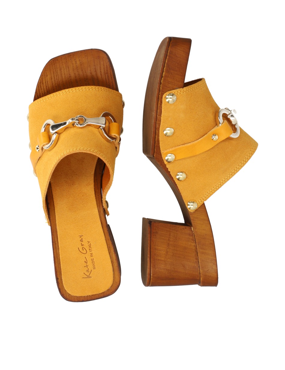 Veloursleder Pantoffel