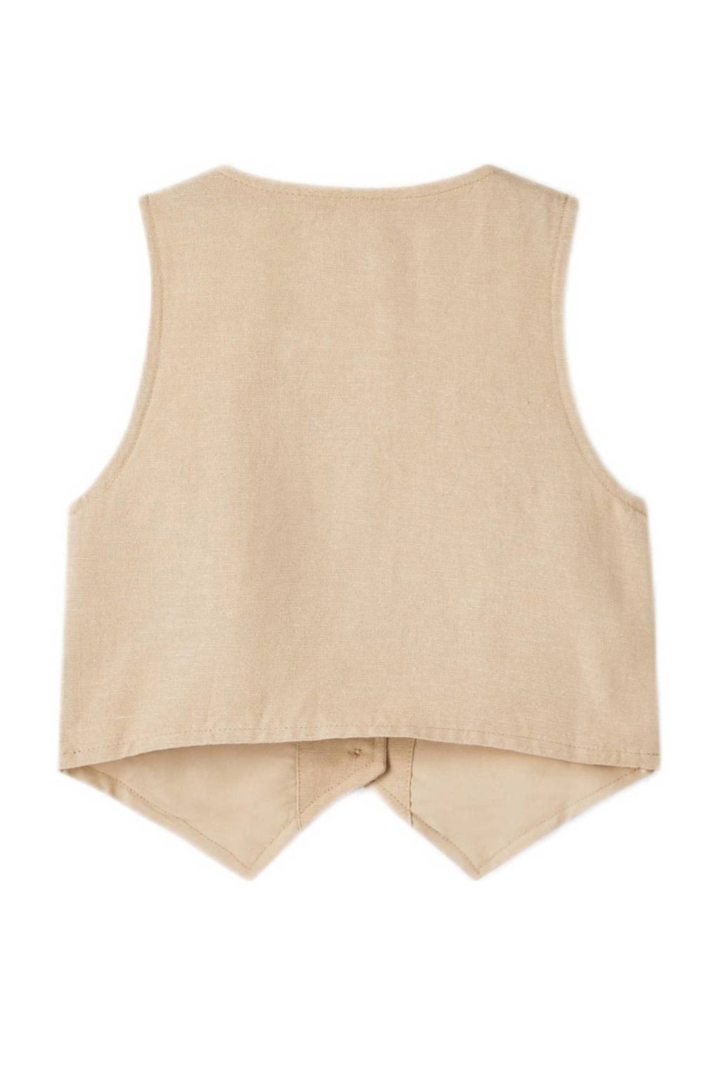 NAME IT gilet NMMFAHER lichtzand