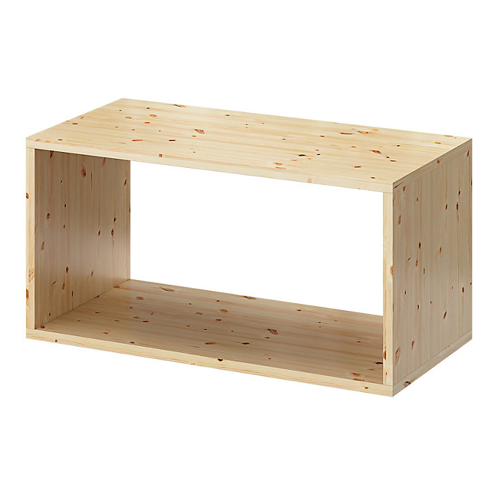 Étagère murale rectangulaire en pin GoodHome Rigga L. 60 cm