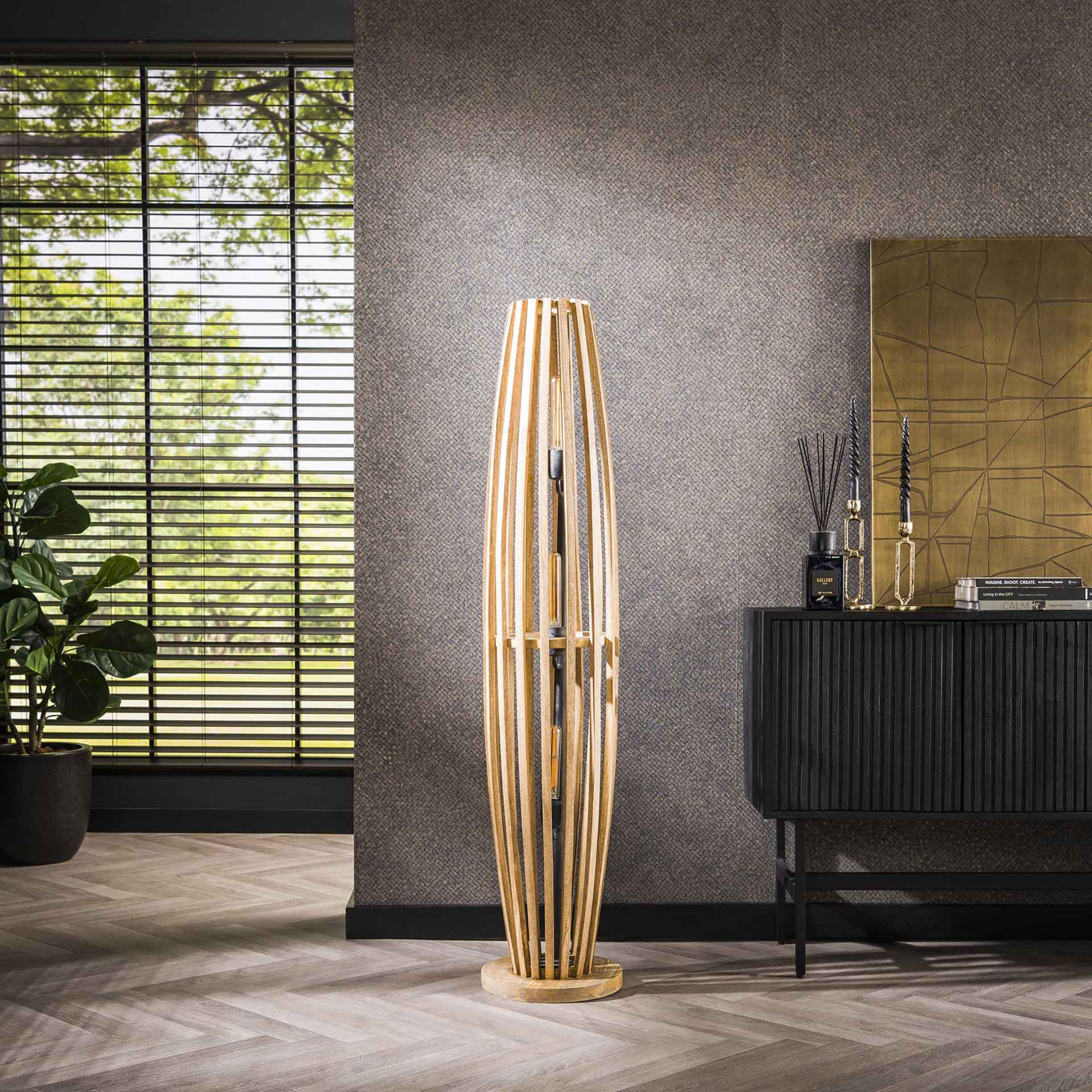 Stehleuchte ORBIT WOOD