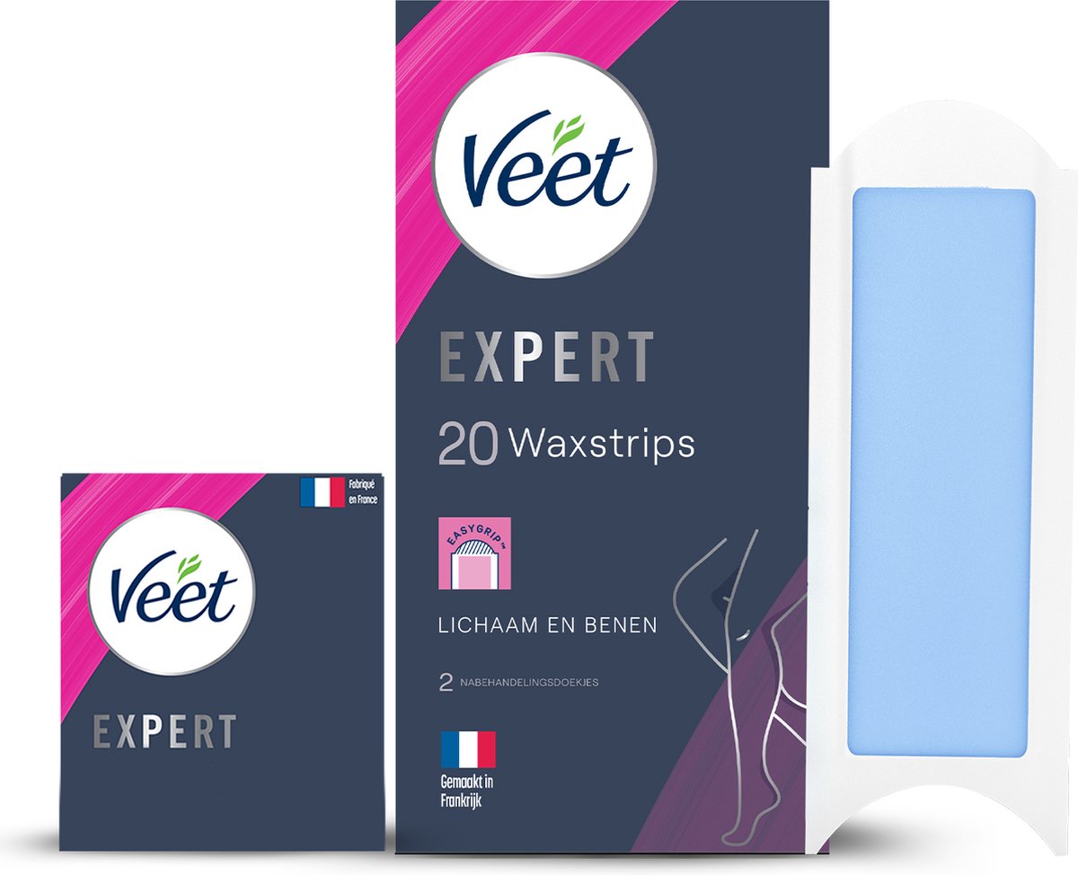 Veet Expert Koude Waxstrips Been Normal (20 stuks)