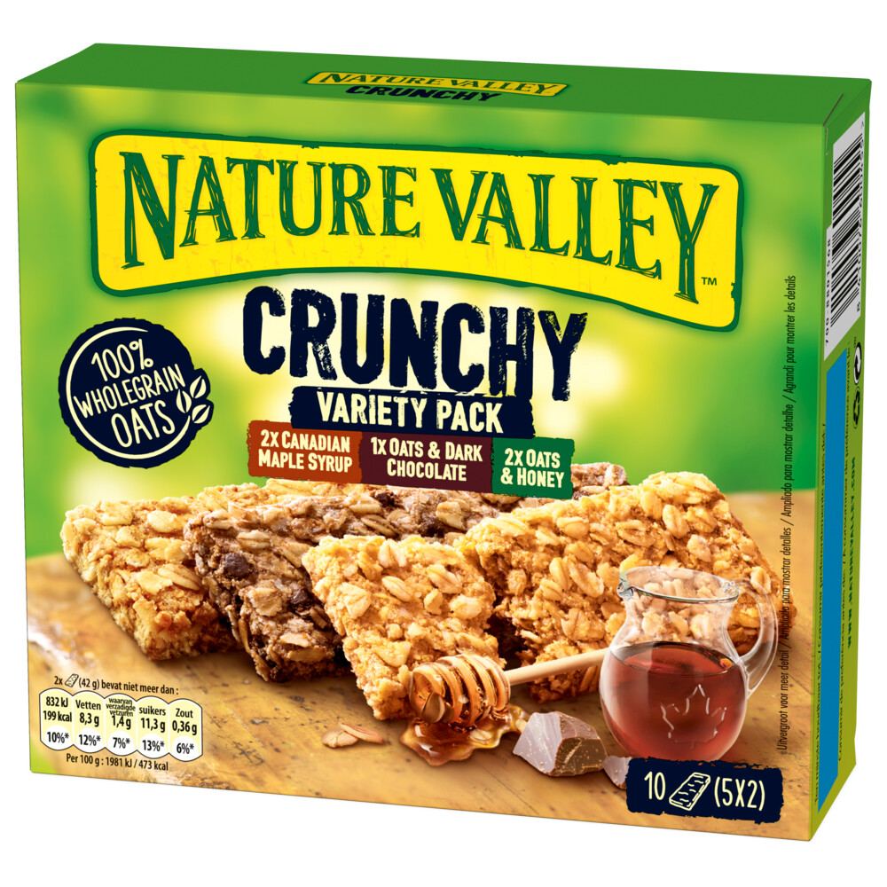 5x Nature Valley Crunchy Variety Pack 5-pack5x2 stuks