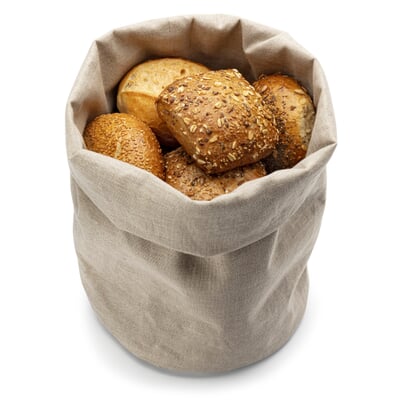 Brotbeutelkorb Leinen