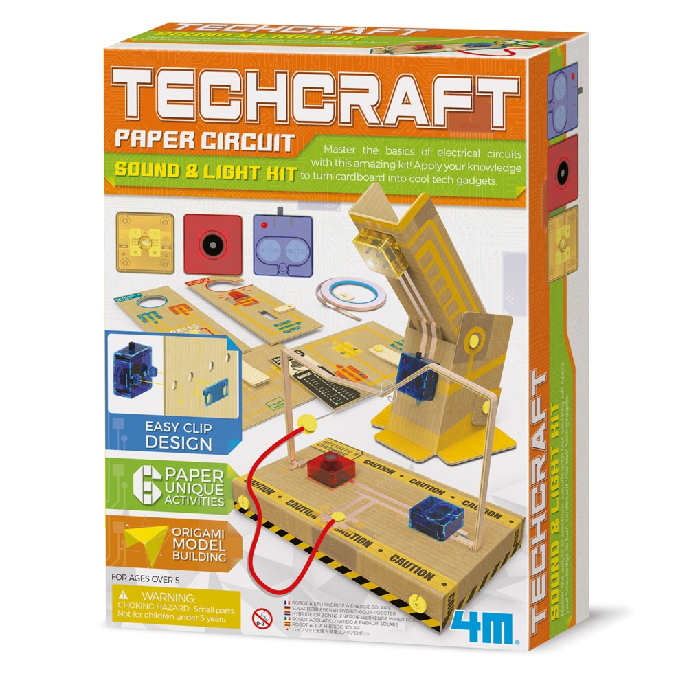 4M Paper Circuit Techcraft - Ton und Licht Bausatz