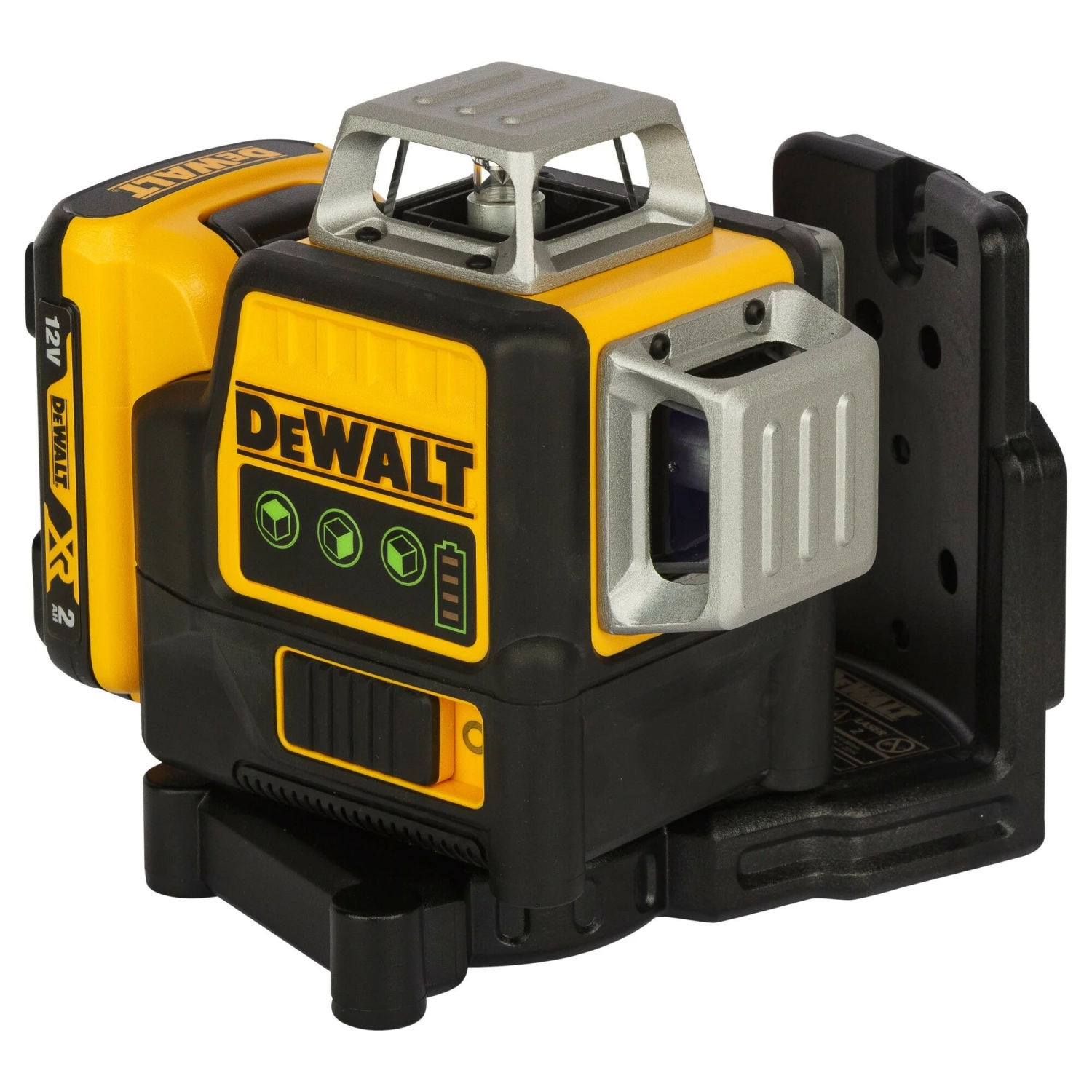 DeWALT DCE089D1GTRI 10.8V Li-Ion accu Kruislijnlaser in koffer (1x 2,0Ah accu)   statief - 30m