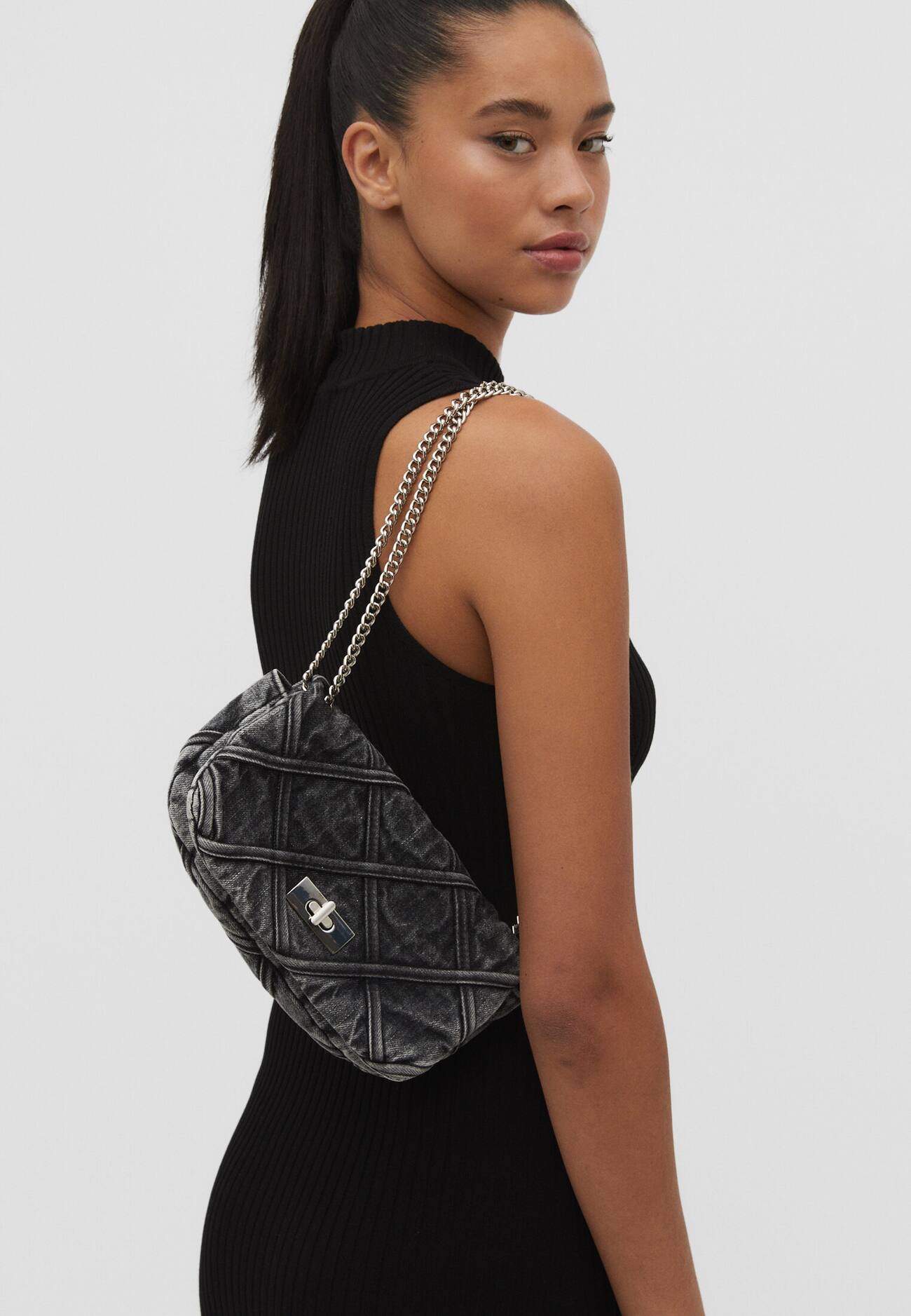 Bolsa transversal de jeans