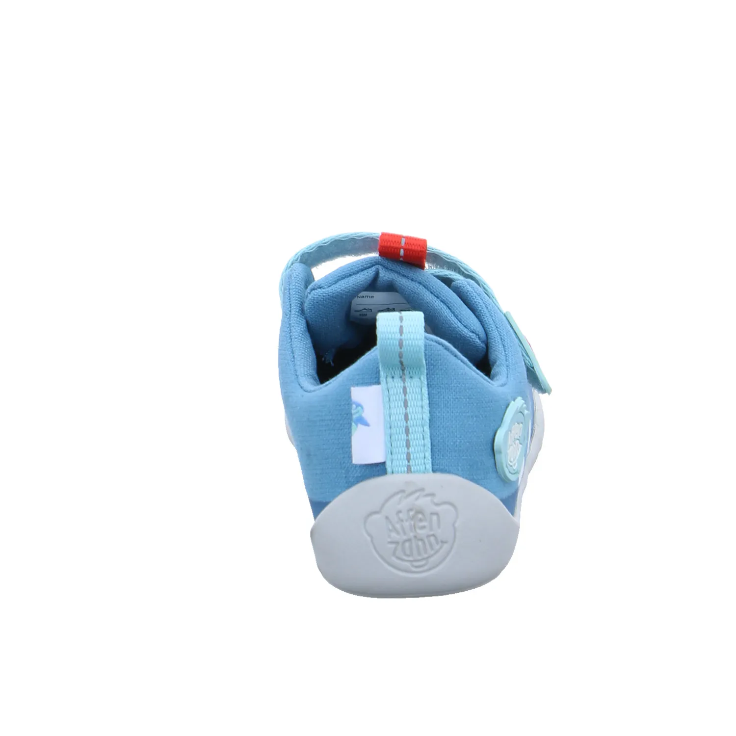 AFFENZAHN Kleinkinder-Halbschuh Klett Blau Textil  Komfortschuh