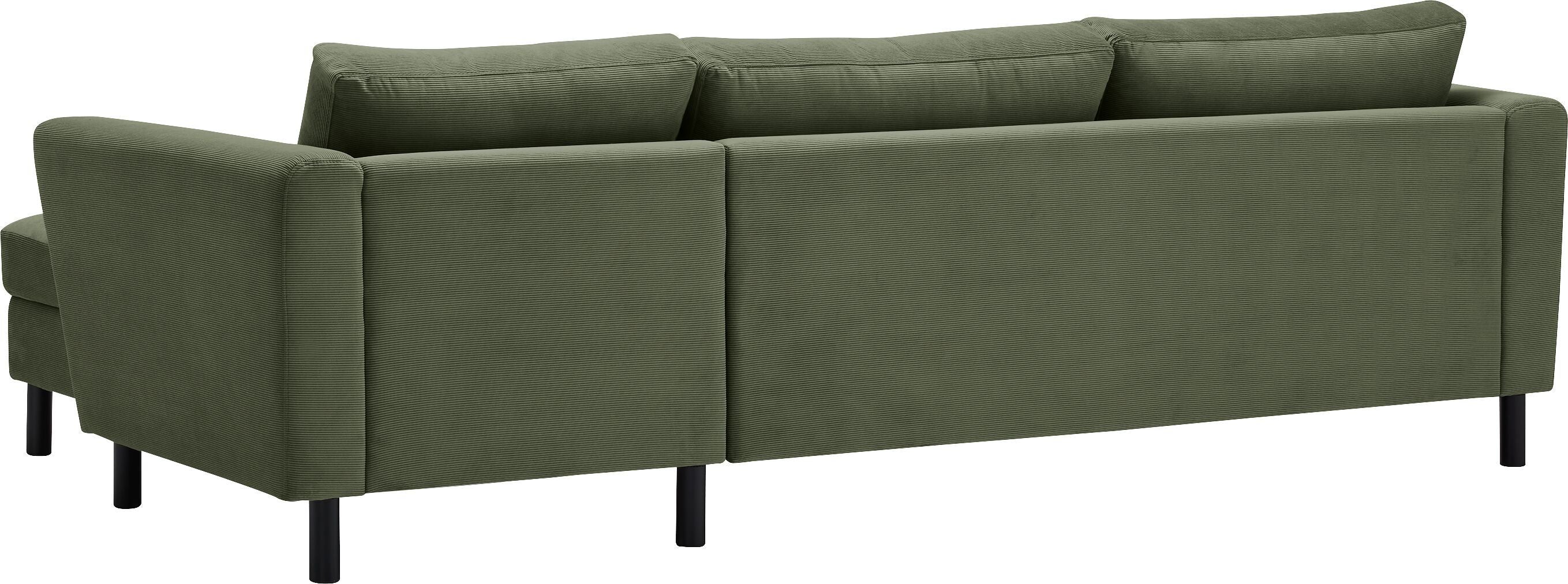 DIENER Ecksofa - Grün / B: 235.0 cm x T: 156.0 cm x H: 81.0 cm
