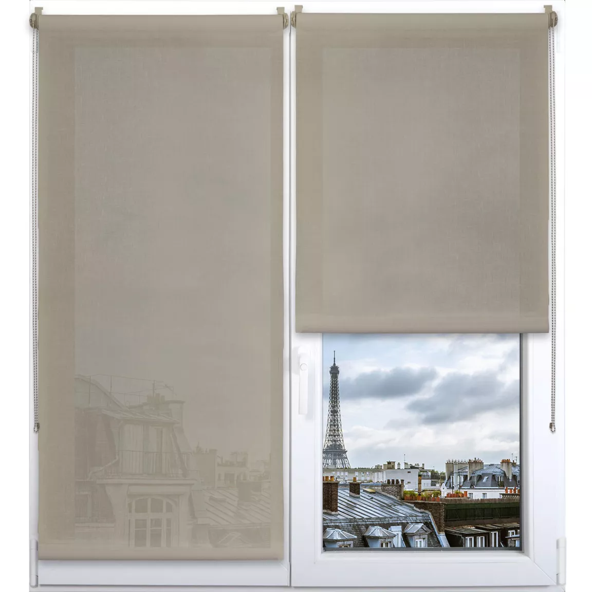 Store enrouleur tamisant (45 x 180 cm) Pure Taupe