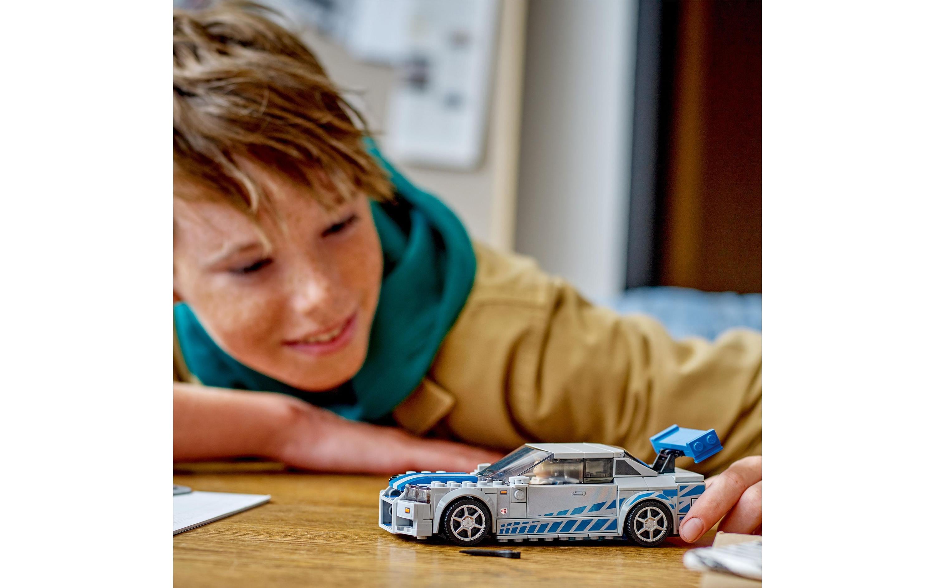 Speed Champions 2 Fast 2 Furious – Nissan Skyline 76917Baubare Nachbildung des legendären Flitzers aus der beliebten Filmreihe