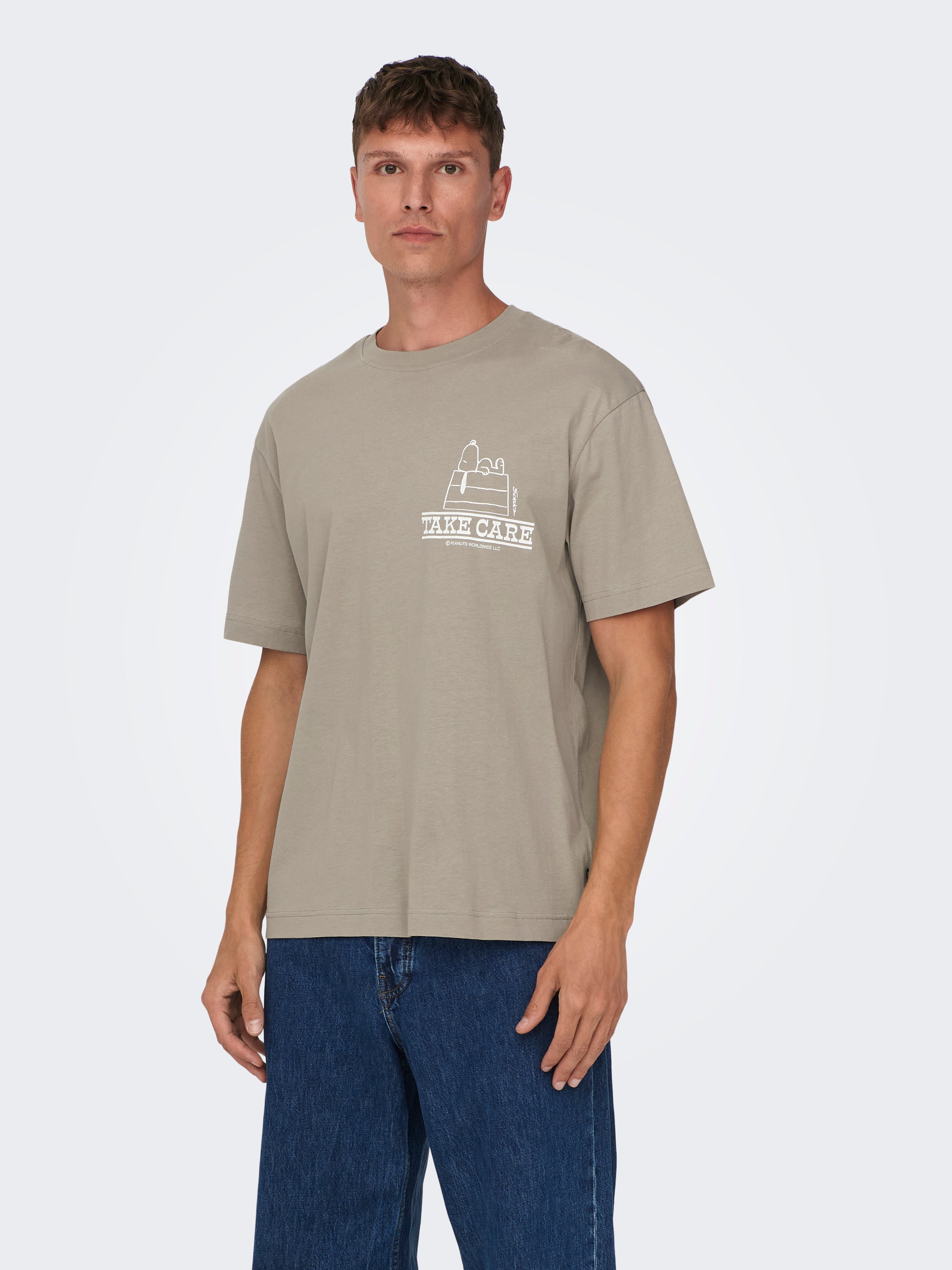 ONSPEANUTS T-shirt Vintage Khaki