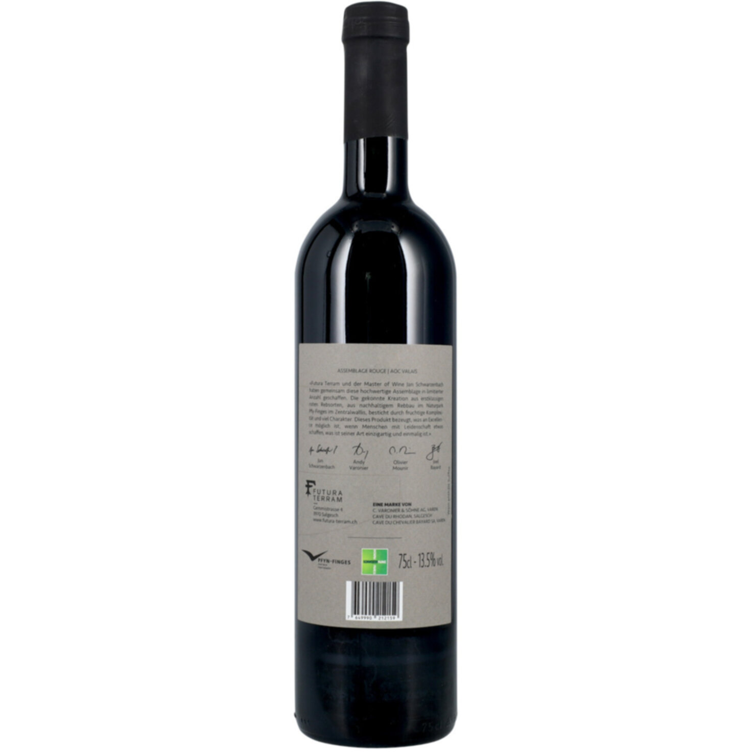 Valais AOC Création Limitée Assemblage Rouge Futura Terram -75cl