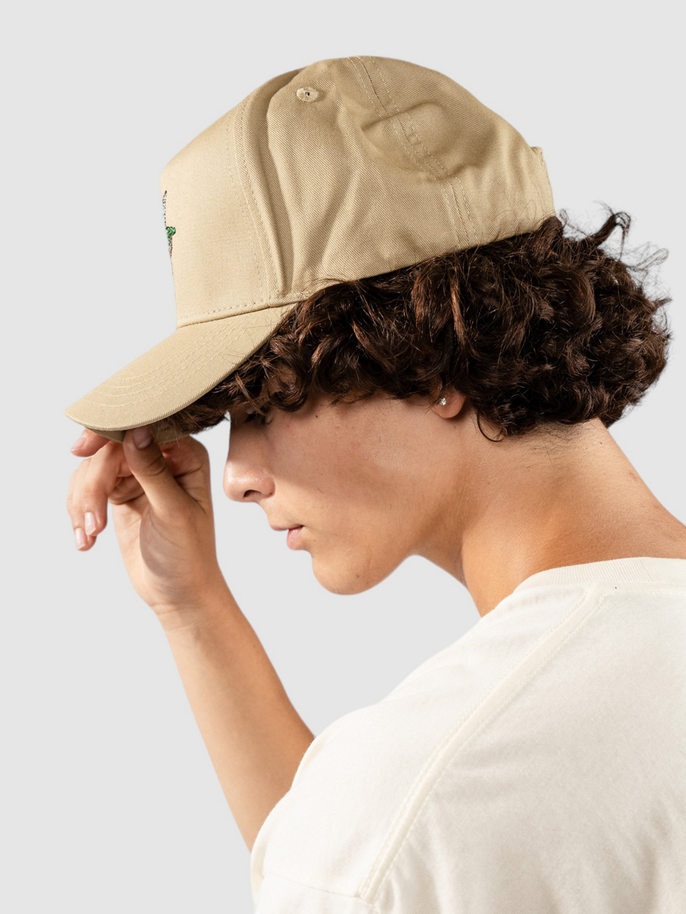 Adam Bomb Snapback Cap beige/khaki