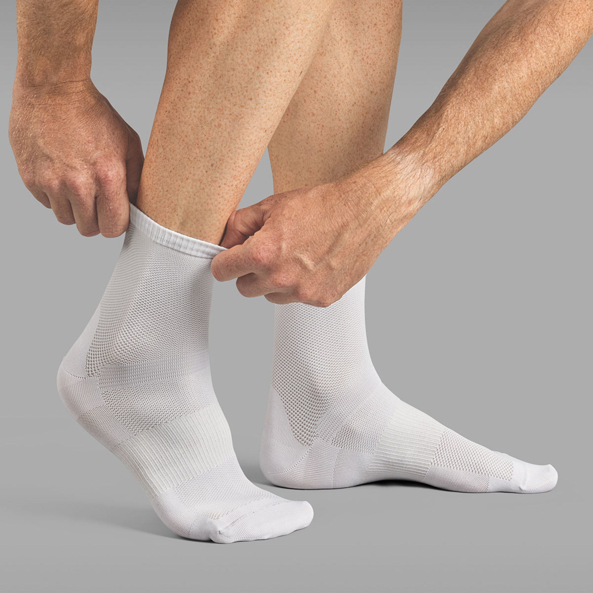 GripGrab Lightweight Airflow Short Fietssokken Wit