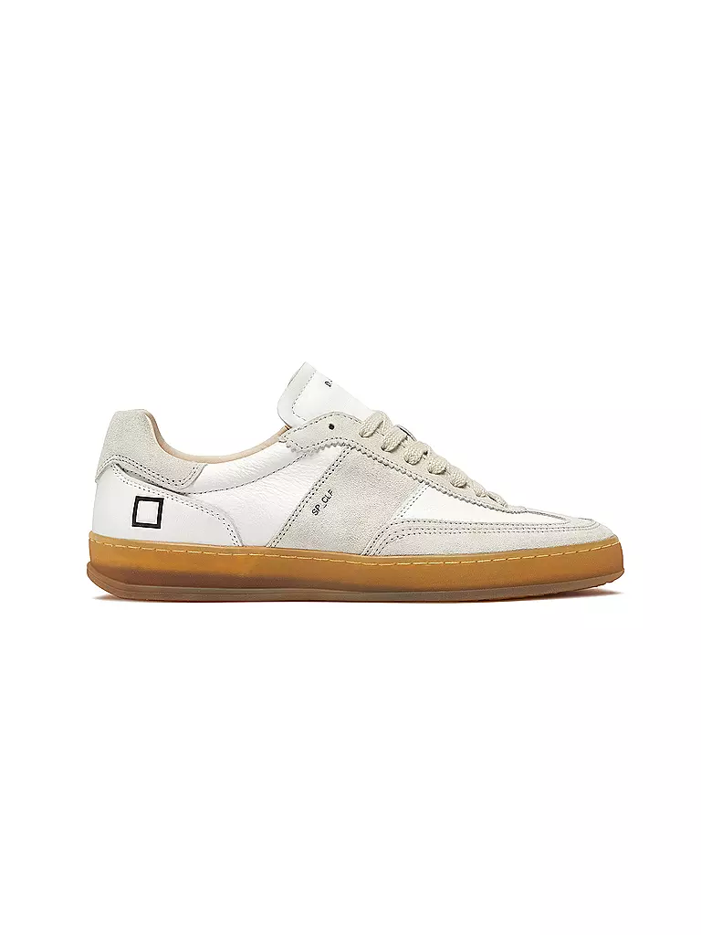 D.A.T.E. Sneaker SPORTY LOW CALF weiss