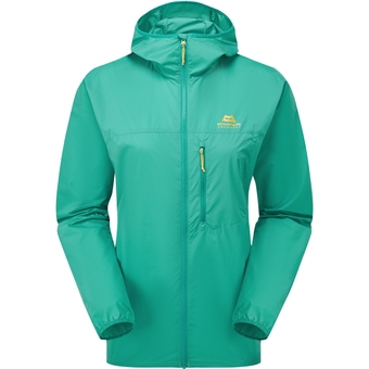 Mountain Equipment Aerofoil Hooded Softshelljacke Jade Damen