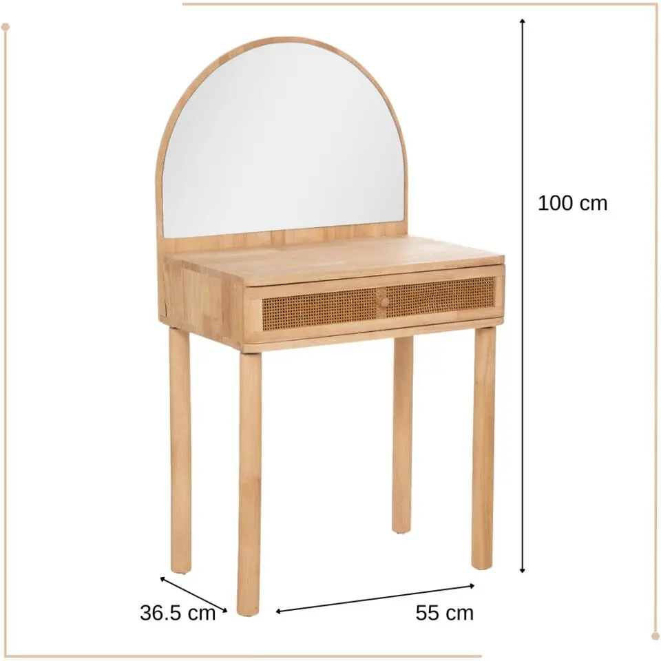 MISOU Make up tafel - Bruin