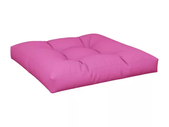 Coussin de palette Rose 80x80x12 cm tissu