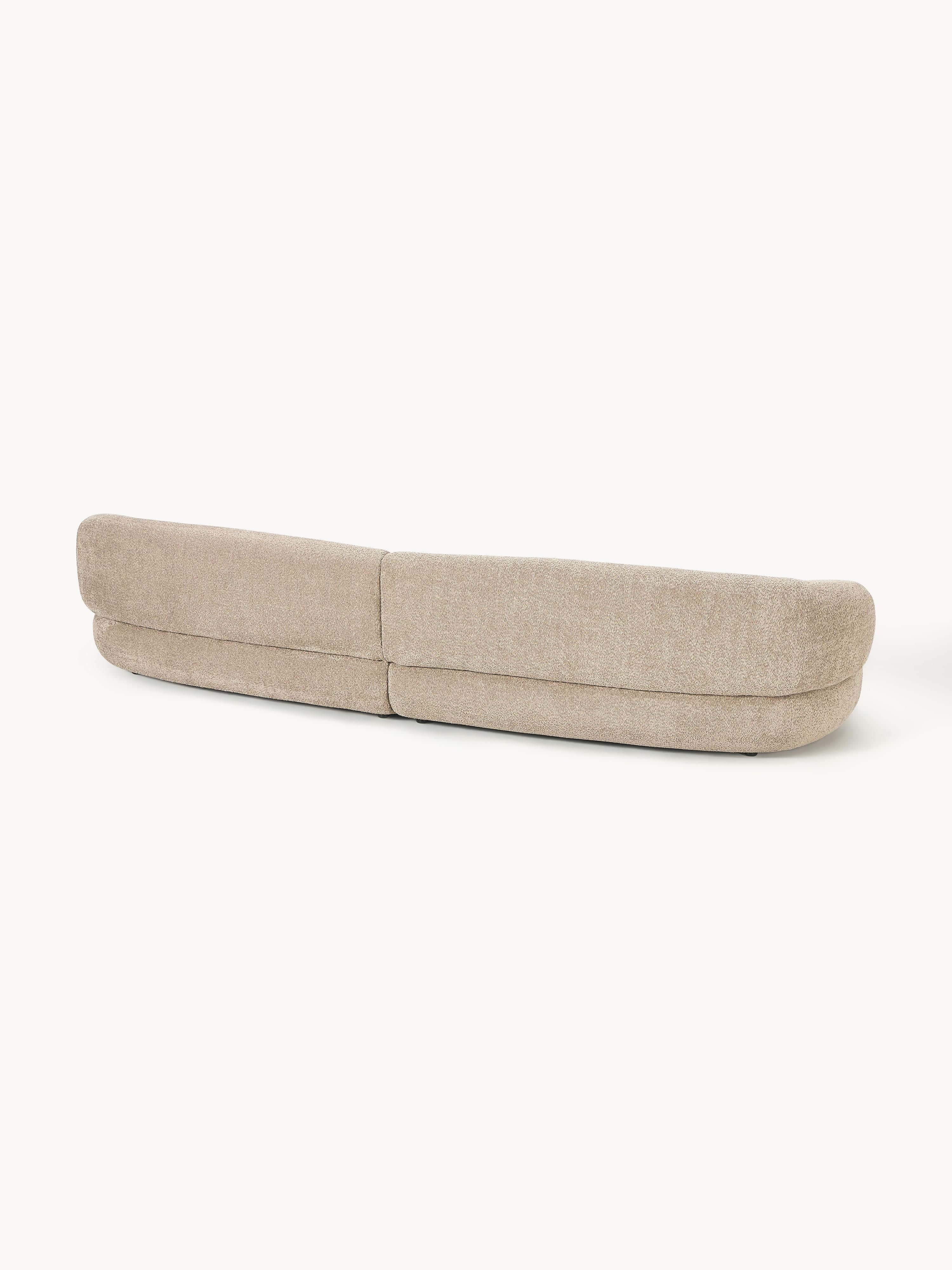 Bank Alba (4-zits) uit teddy-bouclé