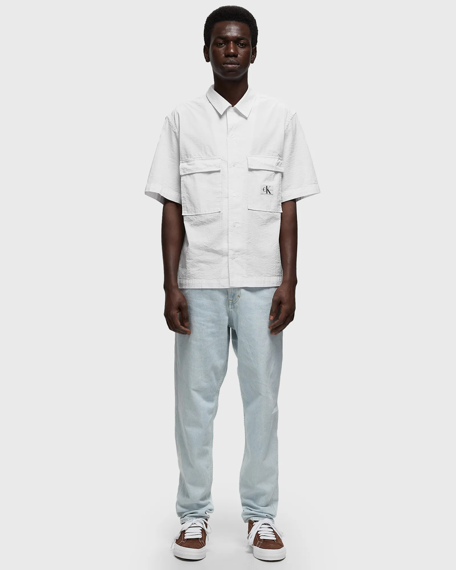 Calvin Klein Jeans SEERSUCKER SS SHIRT