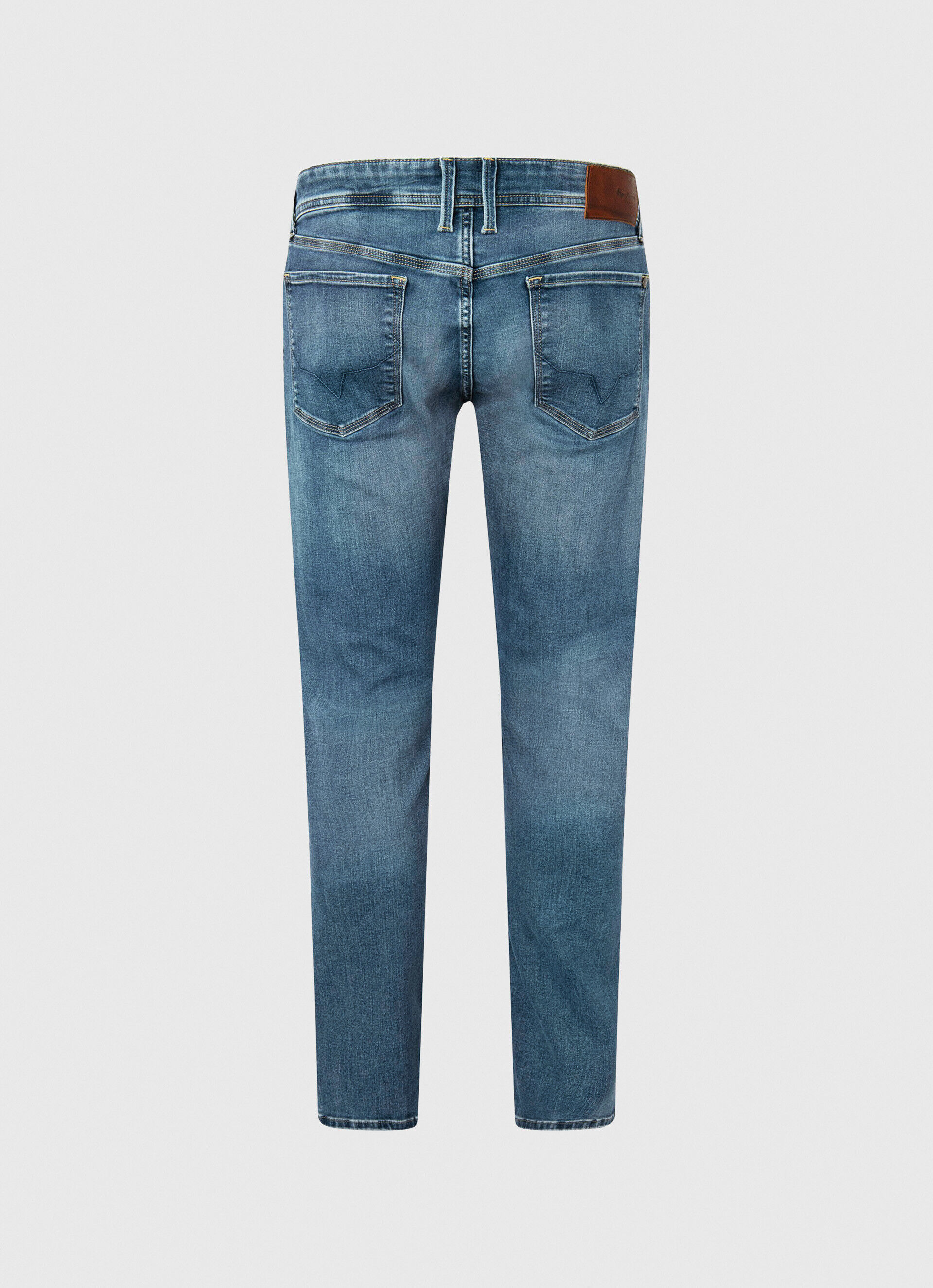 Calça jeans Hatch Regular Slim de cintura média - jeans