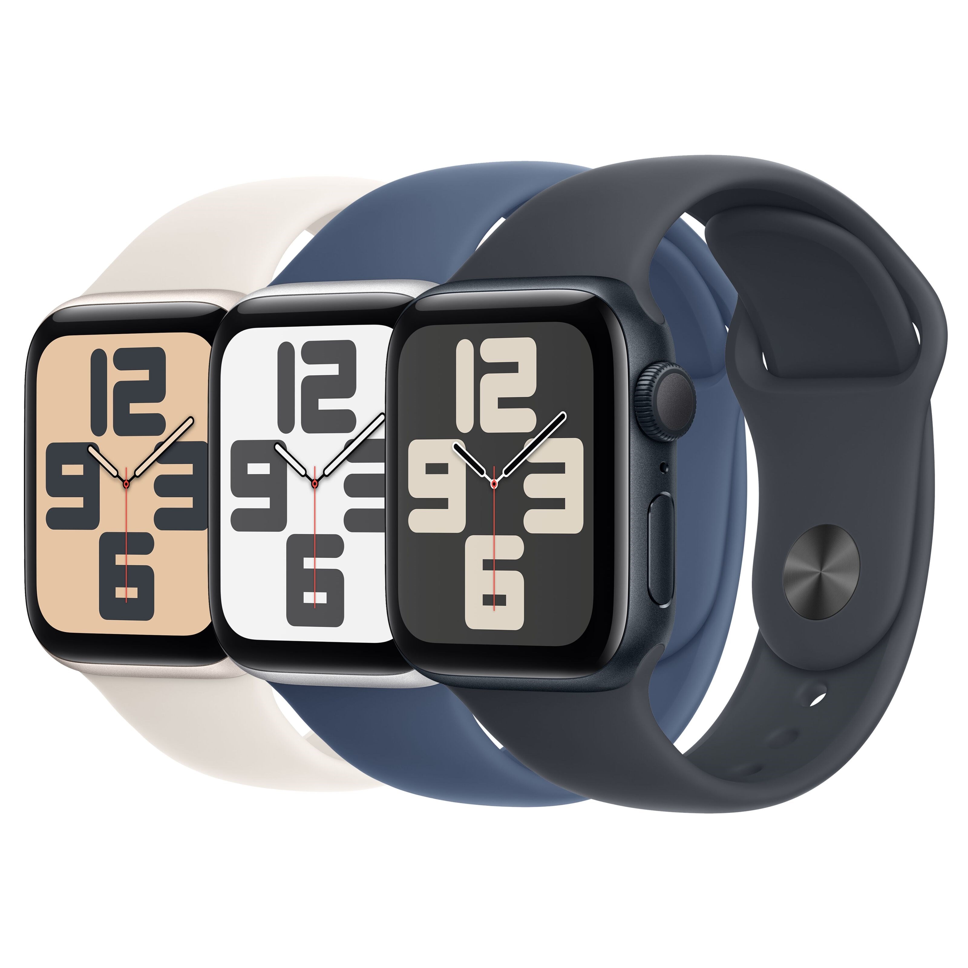 Apple Watch SE GPS 40 mm Midnight Case med Midnight Sport band S/M