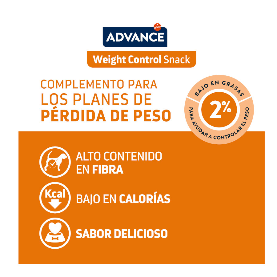 150 g de lanche Advance Weight Control para perros