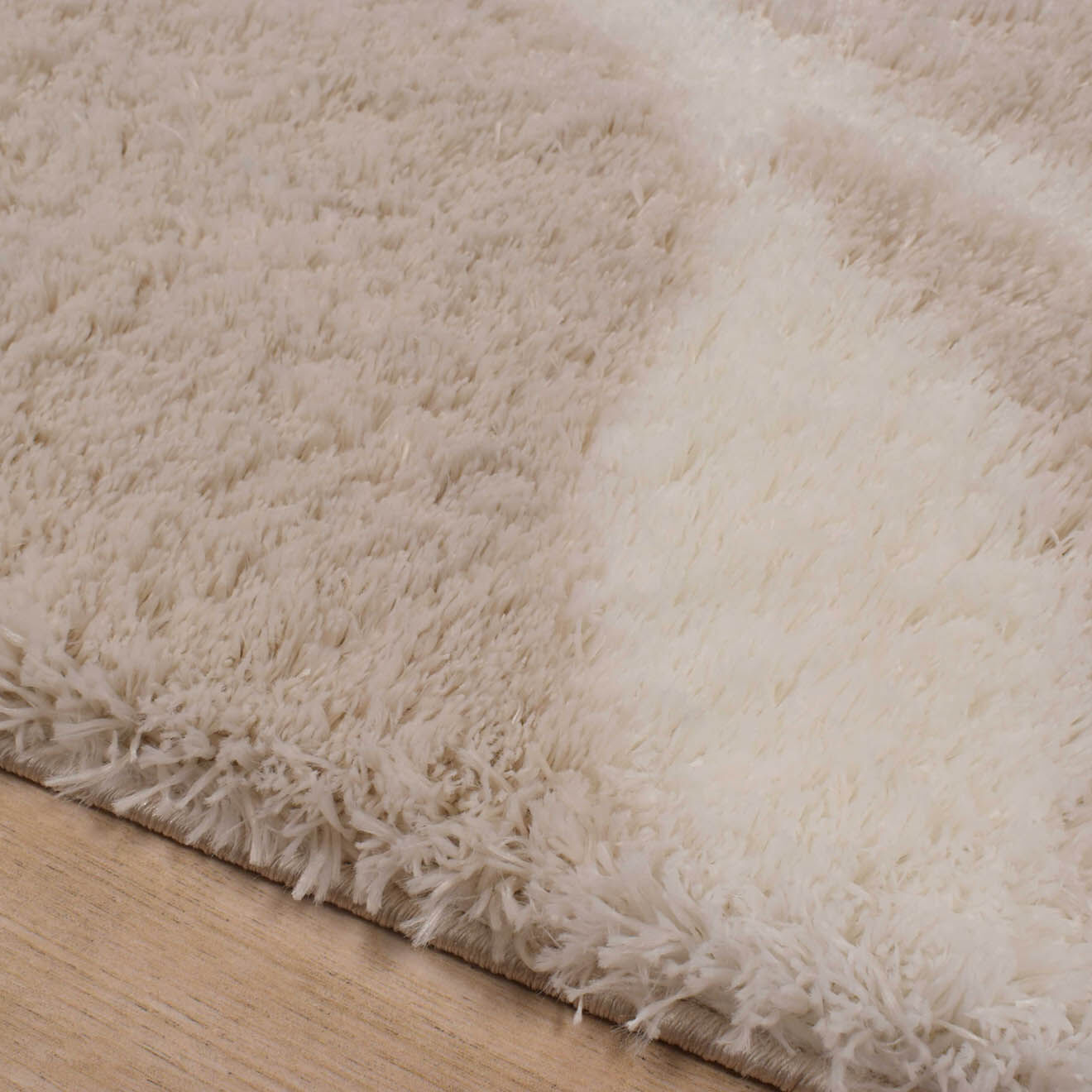 Nazar Rugs Tapis Shaggy doux Oslo 637 beige - 80x150 cm