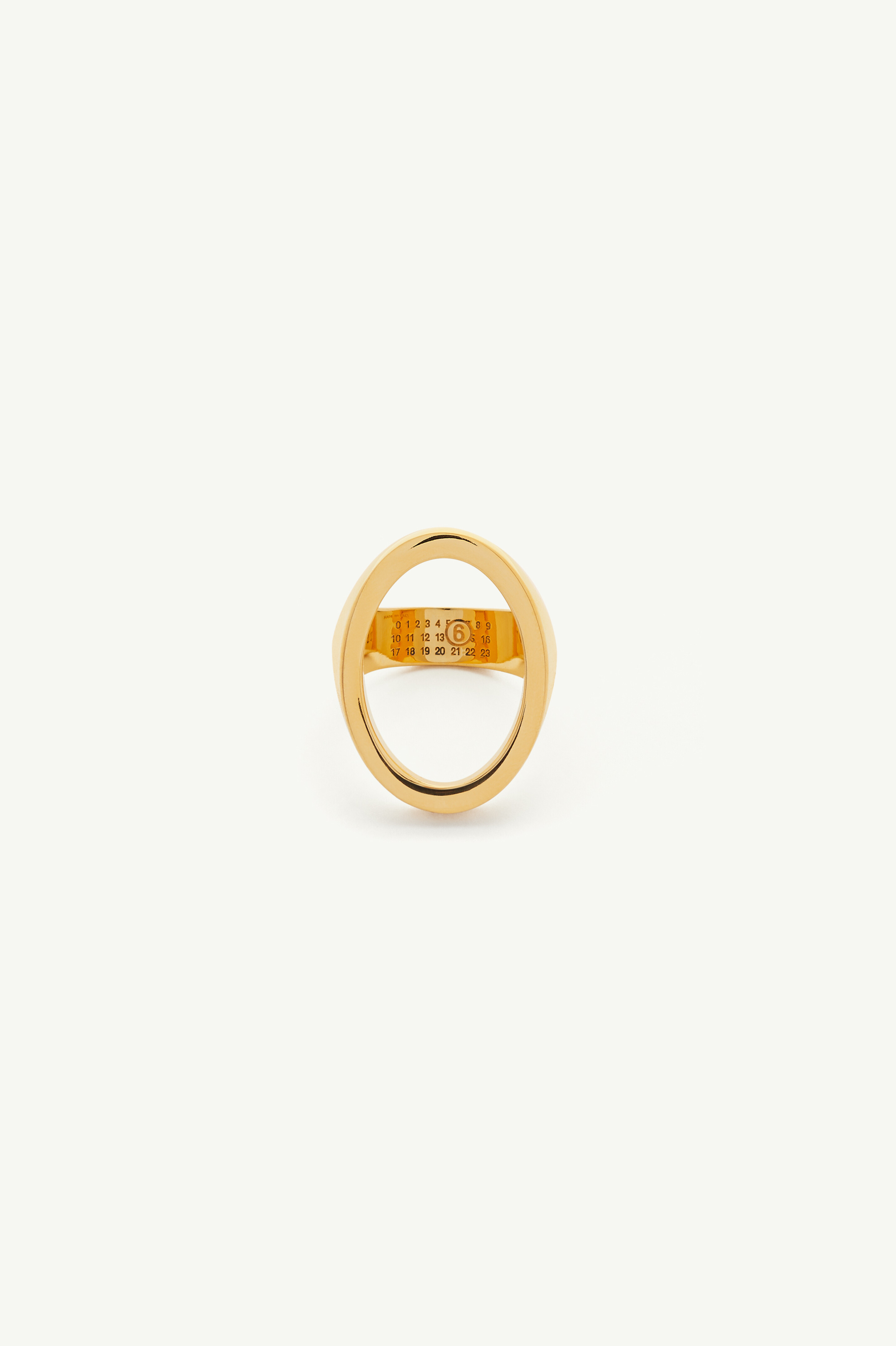 Bague chevalière pour femme | MM6 Or