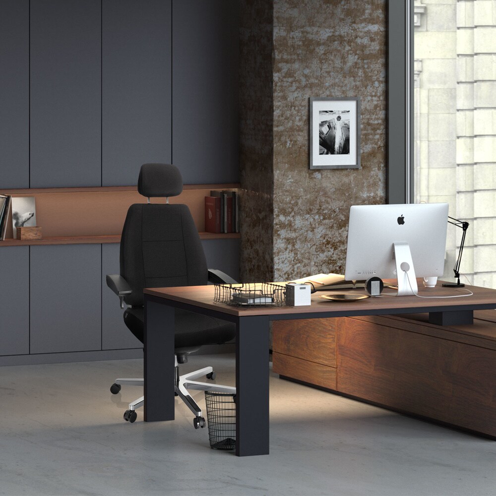 XXL Drehstuhl 24 HOURS I Stoff mit abklappbaren Armlehnen hjh OFFICE