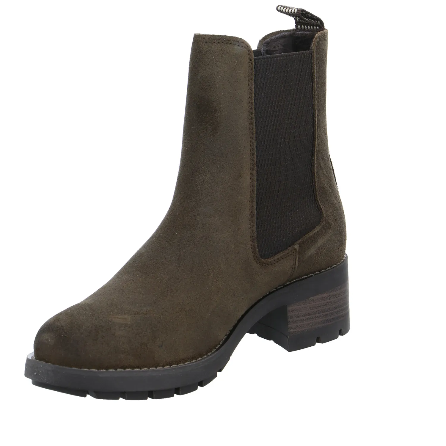 TAMARIS Stiefelette Braun Leder