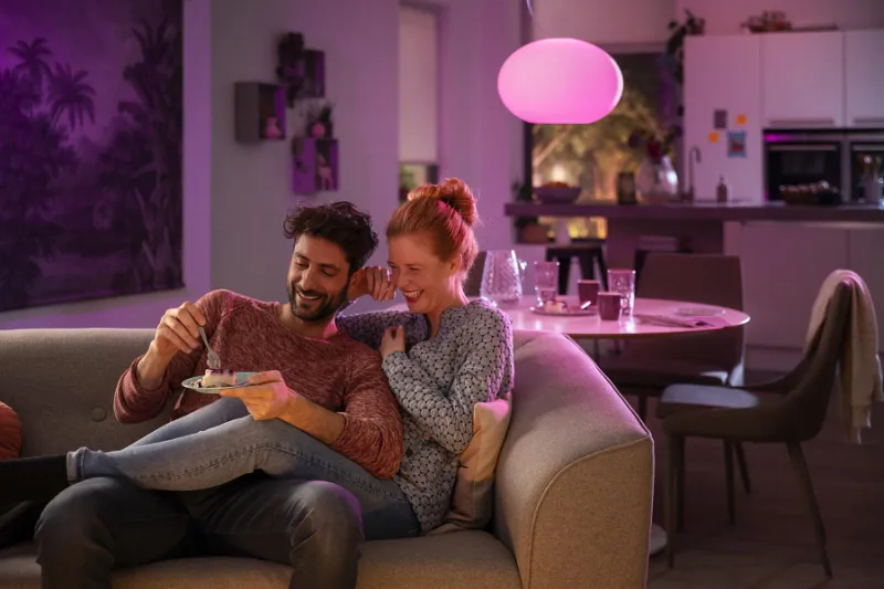 Philips Hue White Color Ambiance Flourish  Pendel - Hvid BT