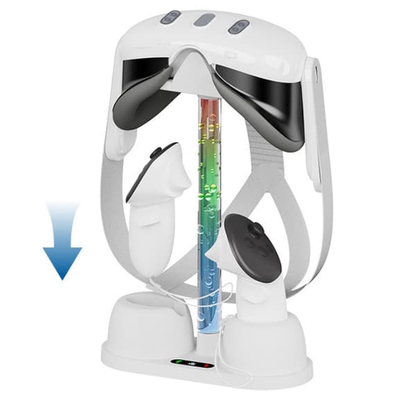 INF Skjermstativ og lader med RGB-lys for Oculus Quest 3