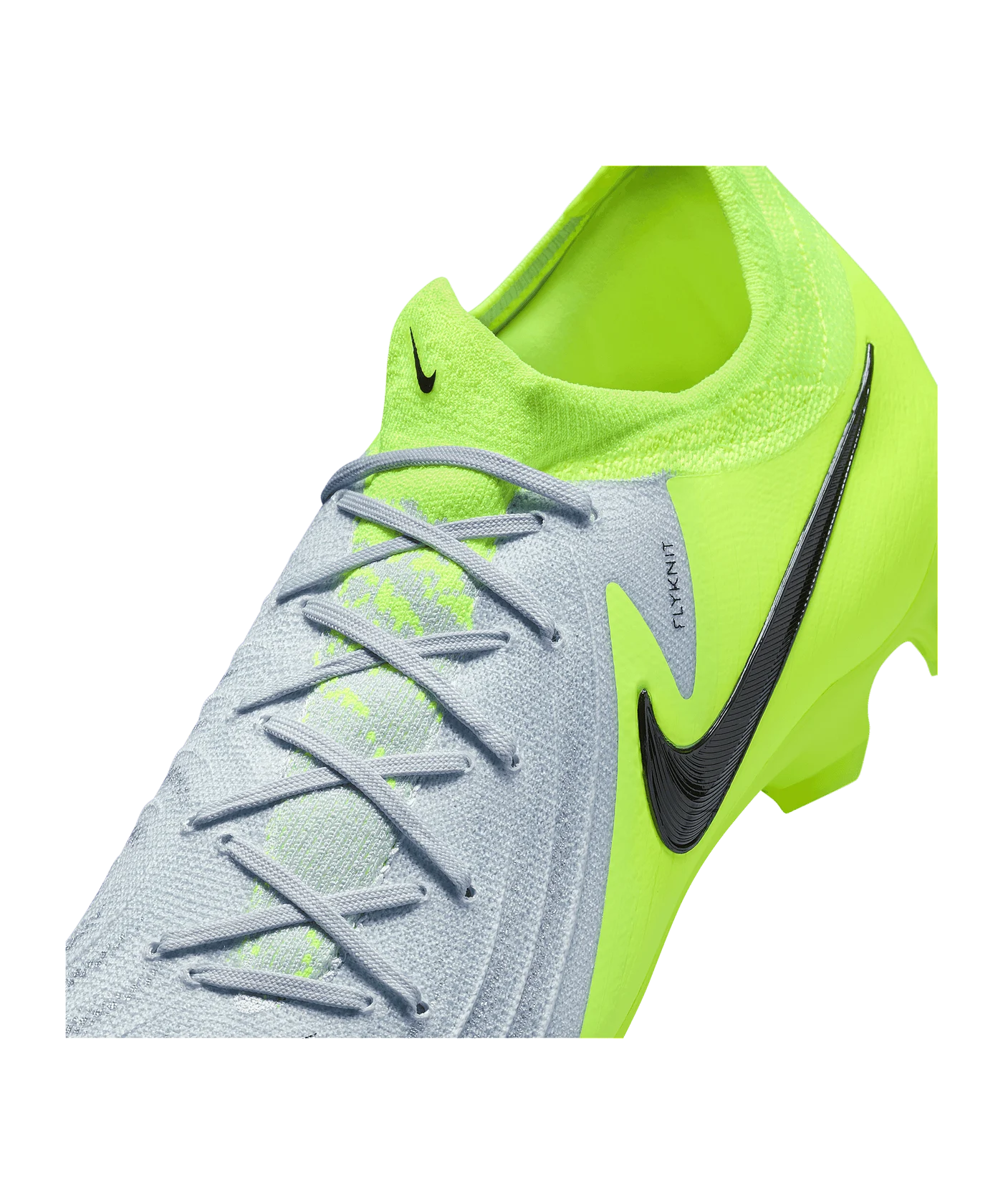 Nike Phantom GX II Pro FG Mad Voltage Silber Schwarz F003