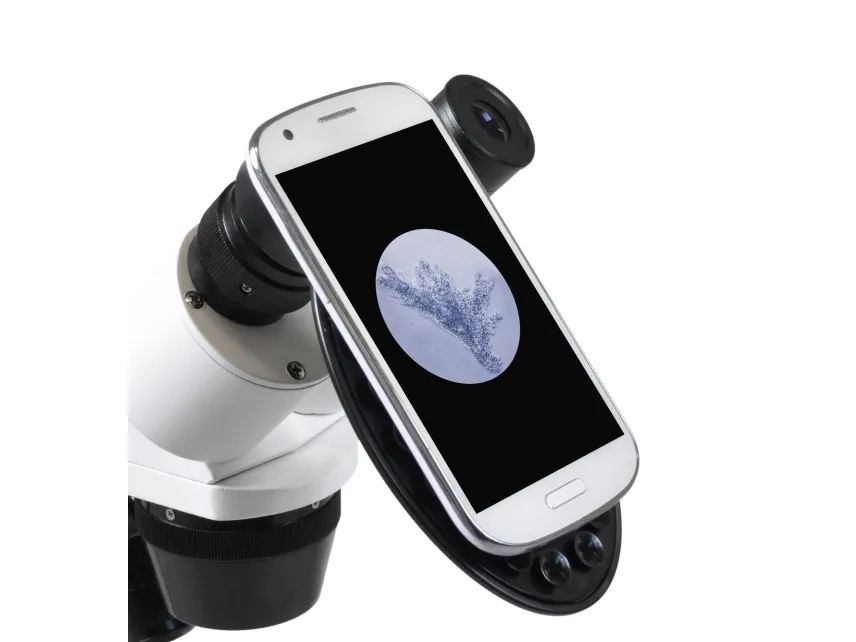 Bresser Optics ERUDIT ICD, Optisk mikroskop, Sort, Hvid, Aluminium, 40x, 20x, LED