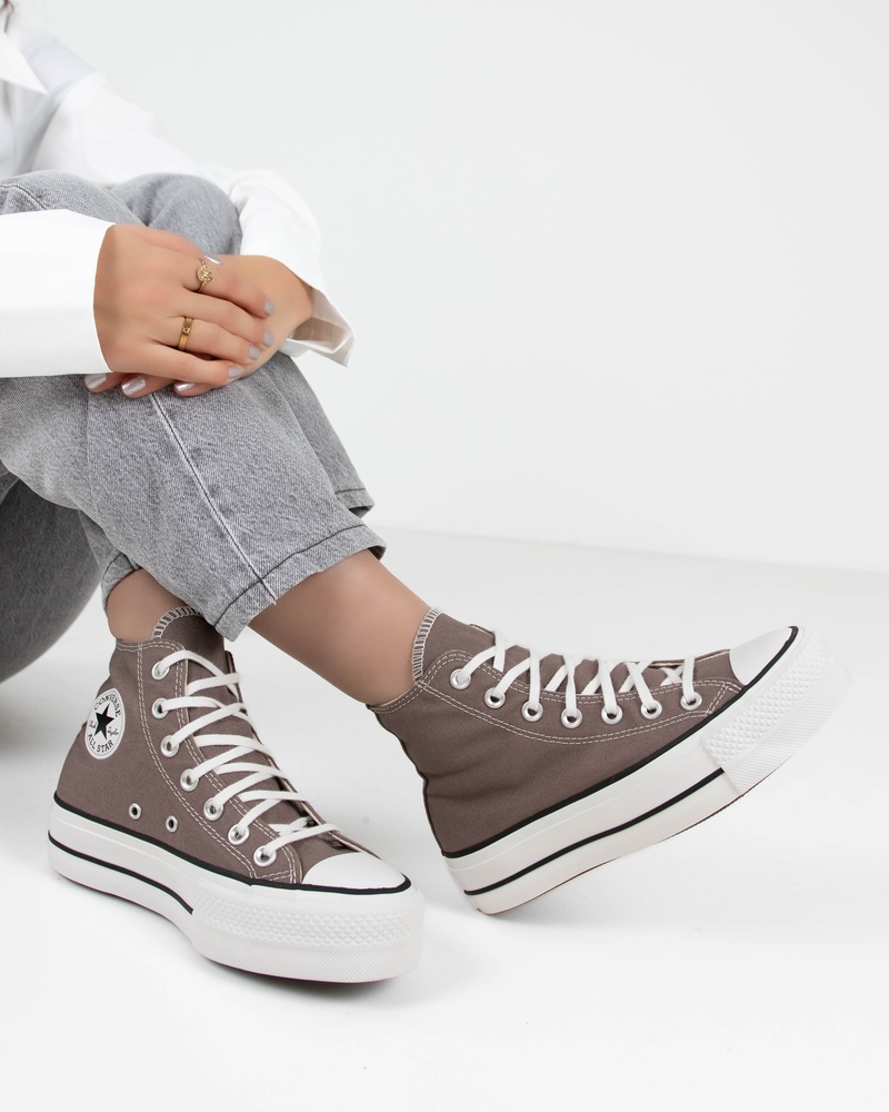 Converse Chuck Taylor All Stars Lift Hoge sneakers  - bruin