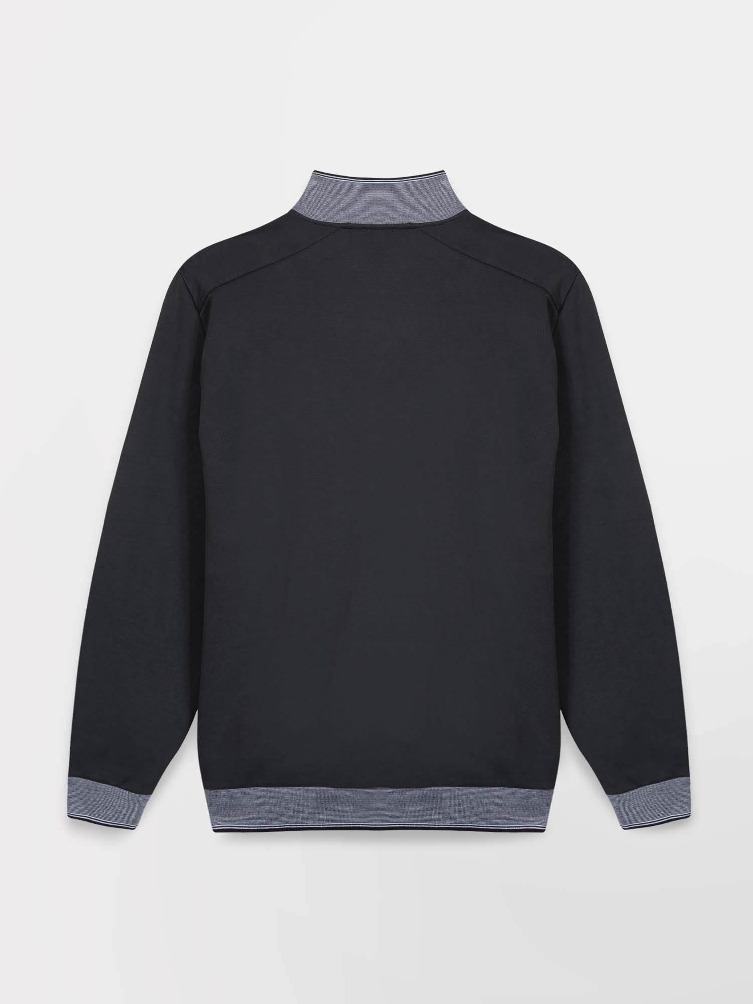 Gilet Zippé Homme Confort Noir