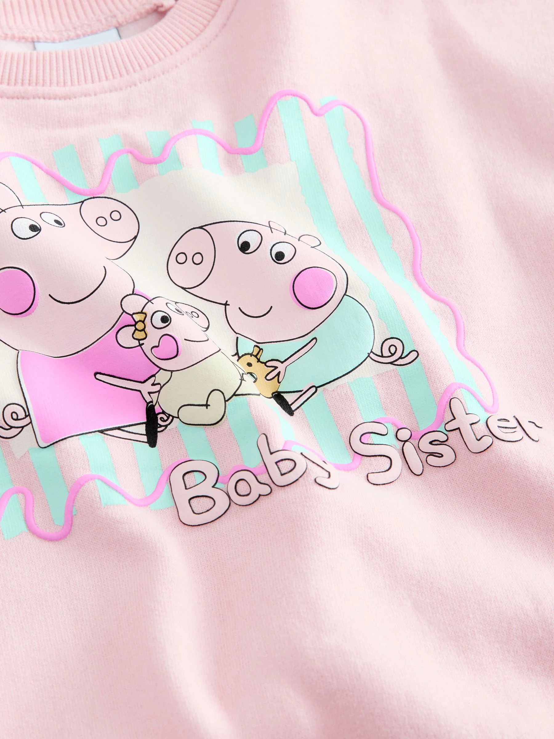 Roze - Peppa Pig & Evie Crew Neck Sweatshirt (3mths-7yrs)