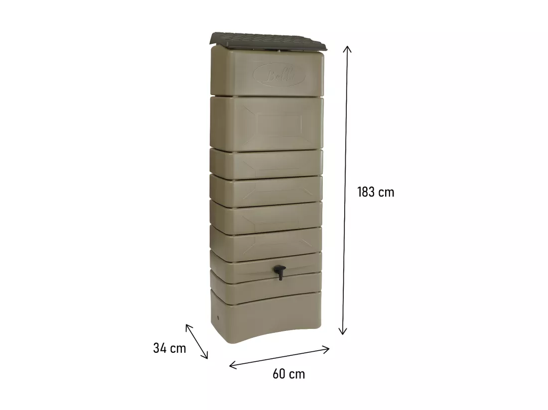 Récupérateur D'eau Mural 300l Avec Couvercle