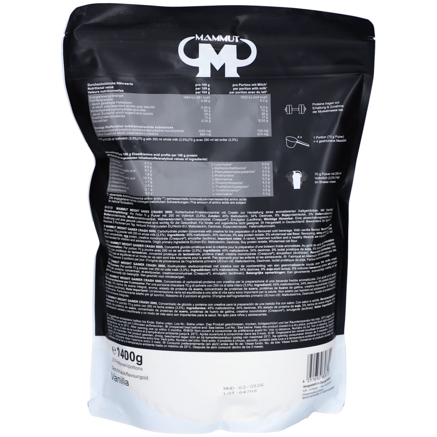WEIGHT GAINER Cookies