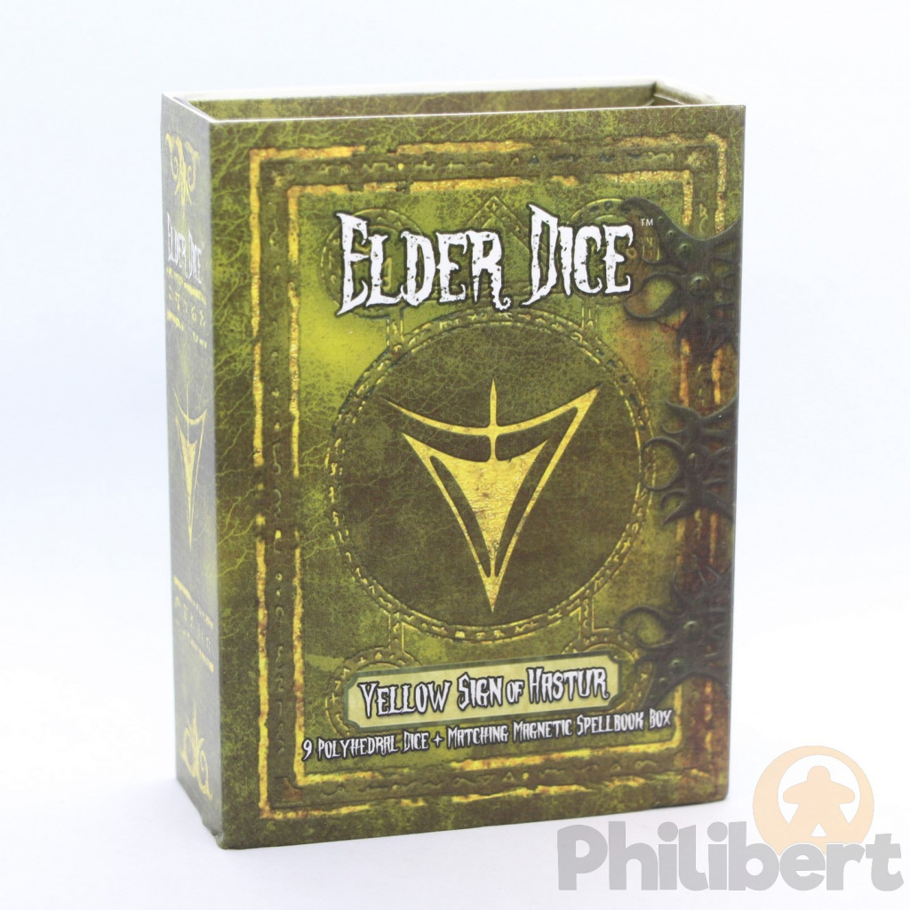 Set de 9 Dés JDR Elder Dice: The Yellow Sign