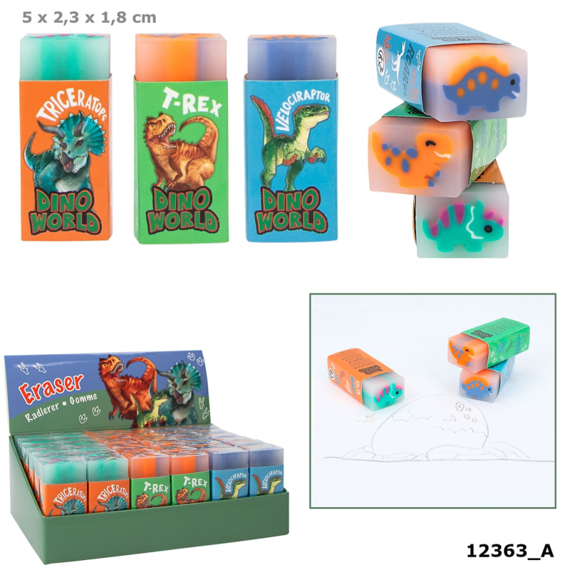 Dino World jelly gum