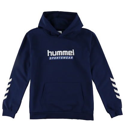 Hummel Kapuzenpullover - hmlJr Logo Hoodie - Dress Blue