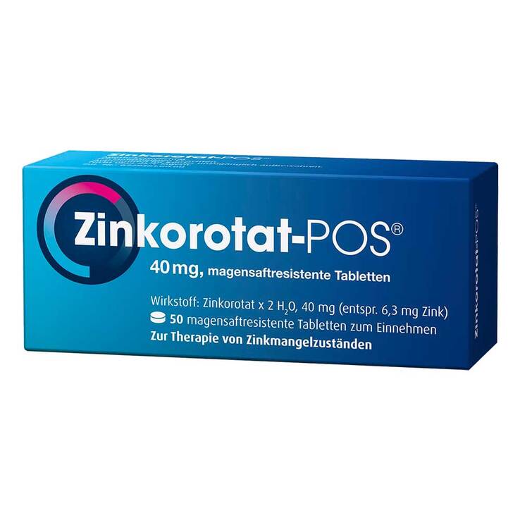 Zinkorotat-POS magensaftresistente Tabletten, 50 St