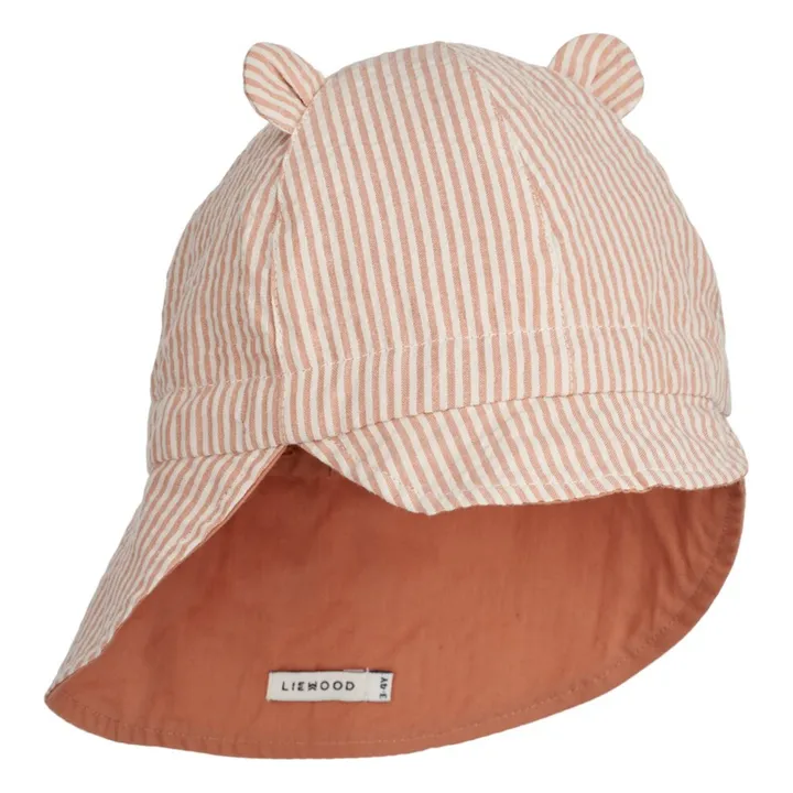 Liewood Chapeau Anti-UV Reversible Coton Bio Gorm | Vieux Rose