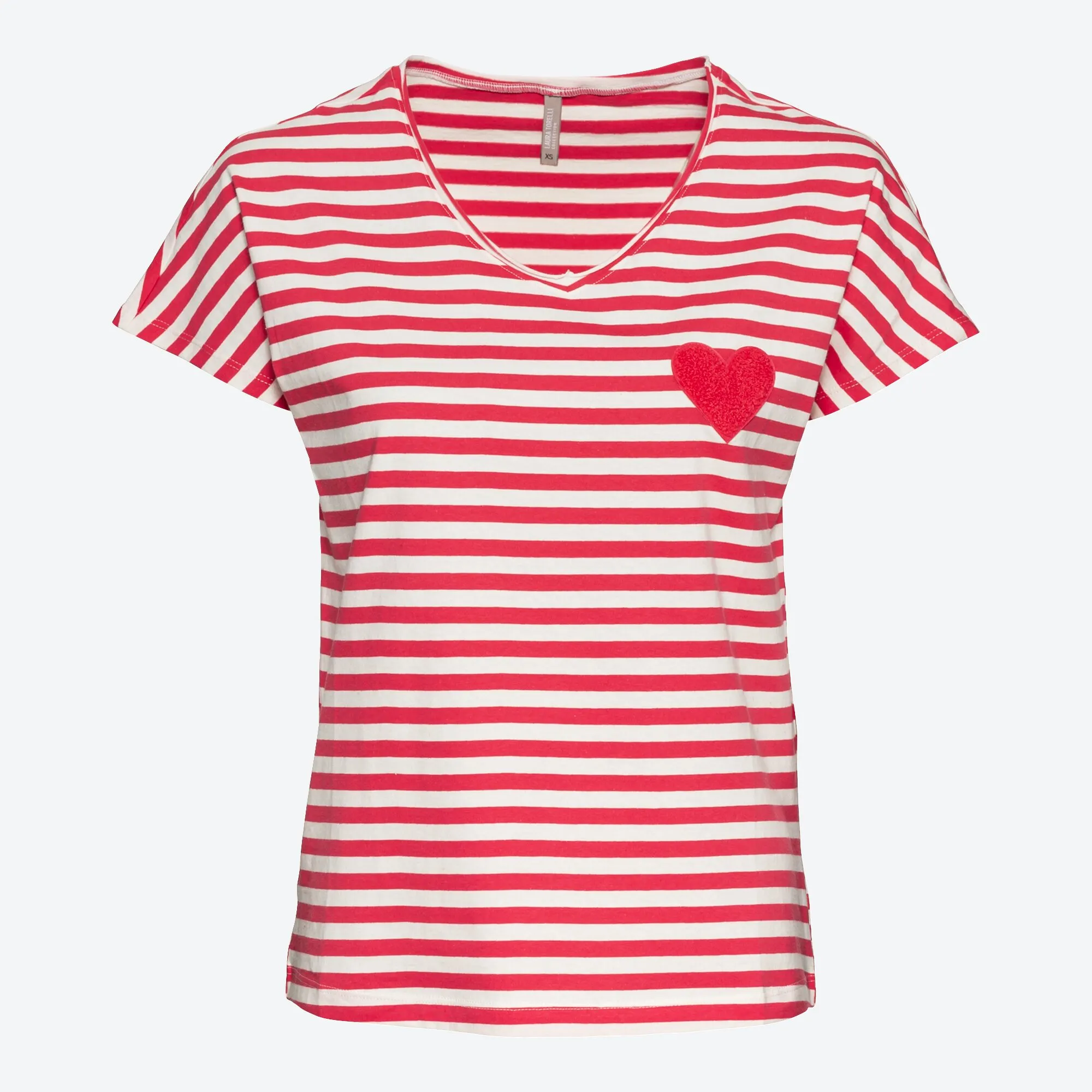 Damen-T-Shirt mit Streifenmuster