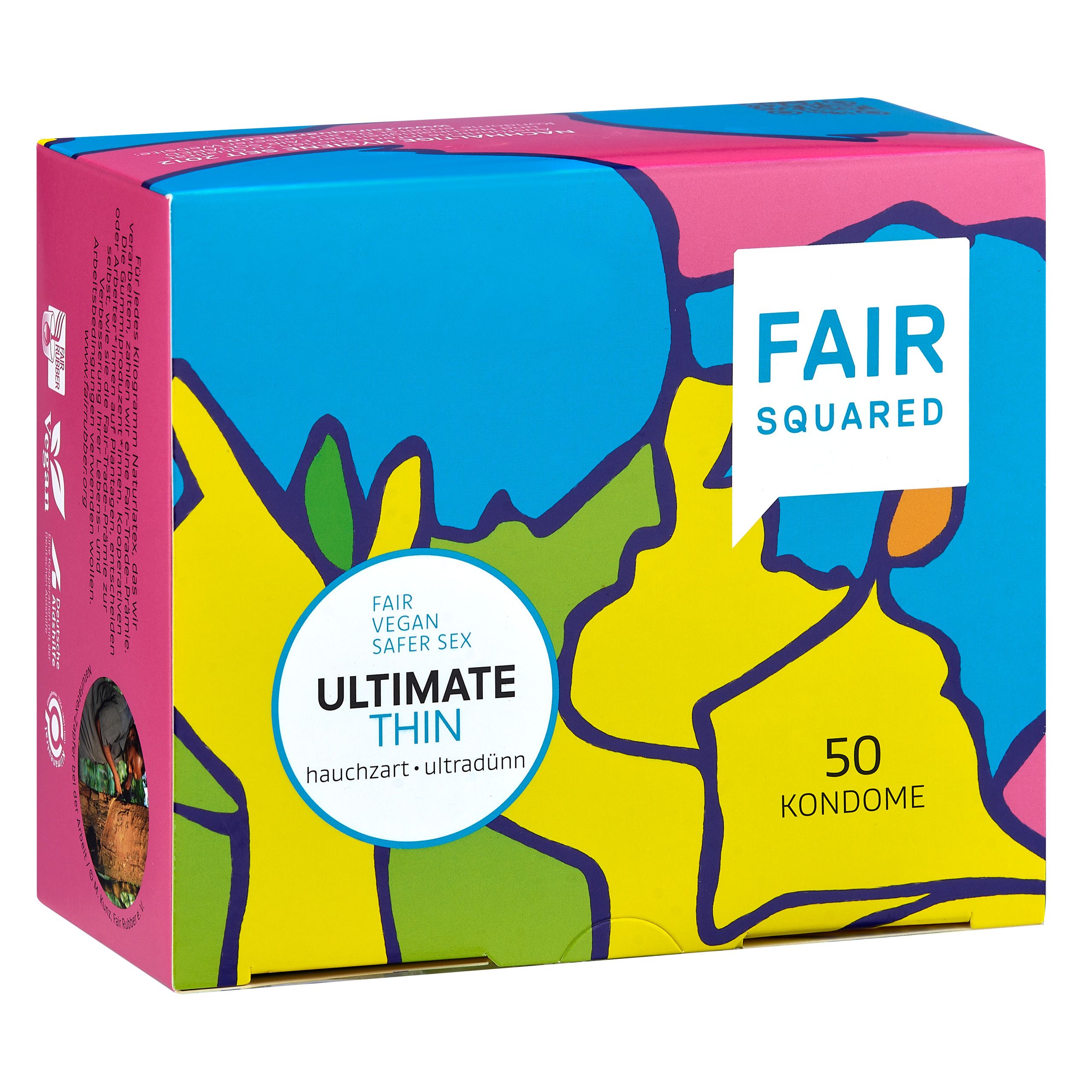 FAIR SQUARED Kondome ULTIMATE THIN Box