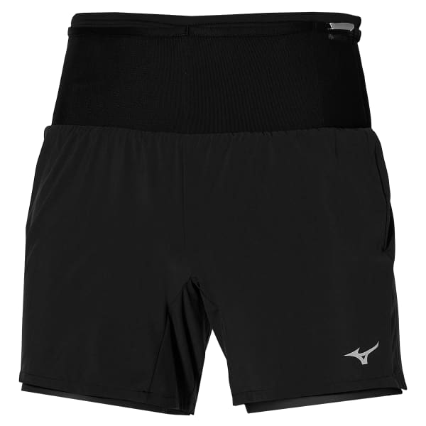 Short running MIZUNO ACTIVE MULTIPOCKET 2IN1 SHORT BLACK