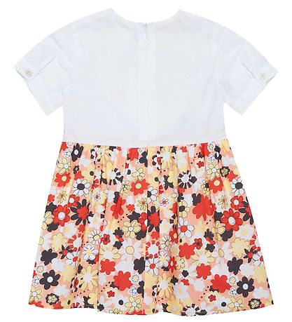 Marni Kleid - Weiß/Rosa m. Blumen